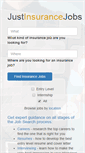 Mobile Screenshot of justinsurancejobs.com